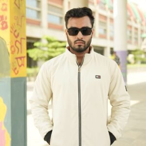 Off White Premium Zipper Jacket