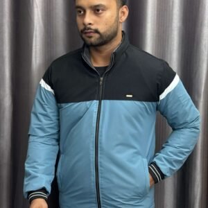 Black and Sky Blue Contrast