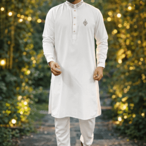 White panjabi payjama set