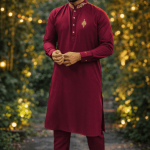 Marron panjabi payjama set