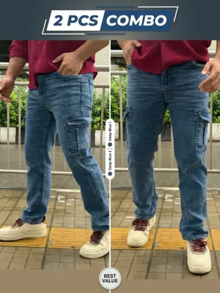 2Pcs Combo | Deep Blue