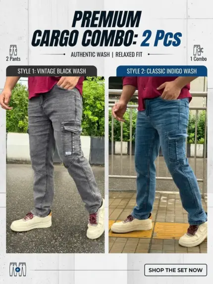 2Pcs Combo | Deep Blue + Ash